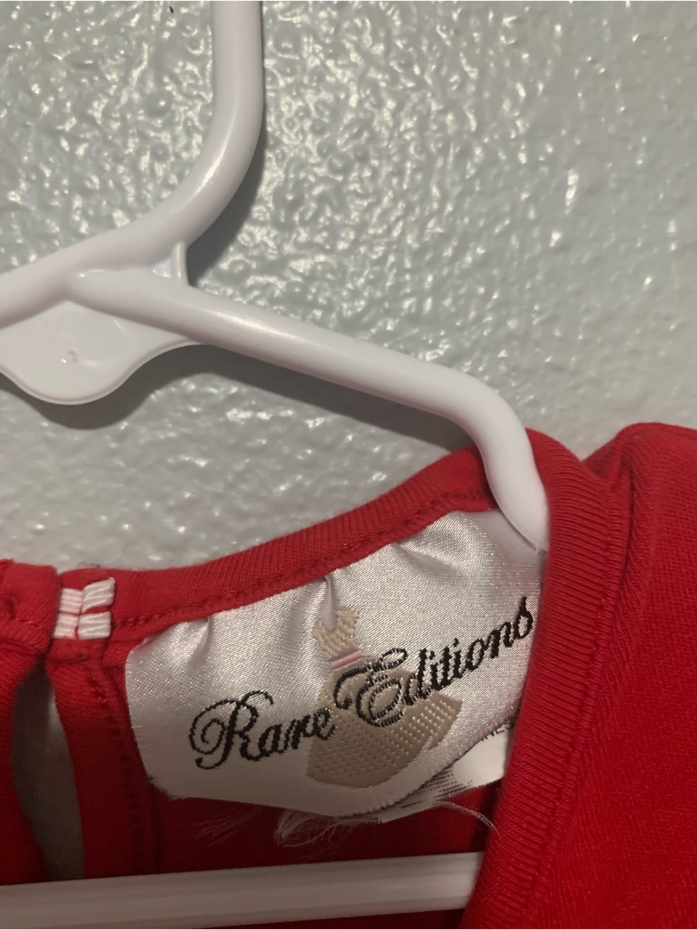 Rare Editions Red Long-Sleeve Christmas Tree Ruffle Top - Picture 2 of 2
